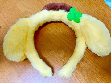 새상품 폼폼푸딩 머리띠 2개 세트 네잎클로버 산리오