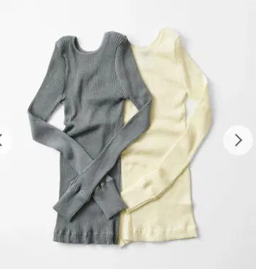 [ 새상품 ] gicipi 지치피 울 실크 립 티셔츠 Melanzana