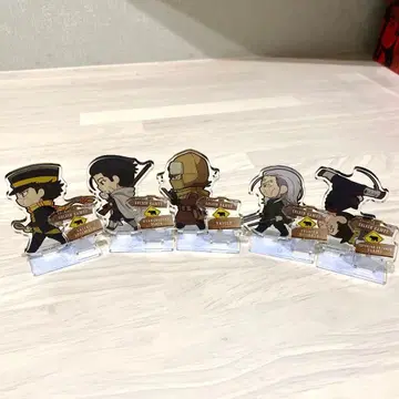 골든 카무이 캐릭터 마치 아크릴 스탠드 5개 세트