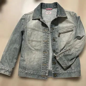 폴스미스 핑크 그레이 데님 자켓