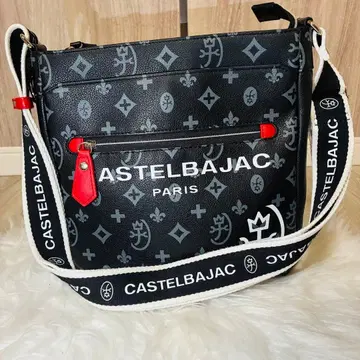 미사용 새상품 까스텔바작 모노그램 올 패턴 숄더백 PVC