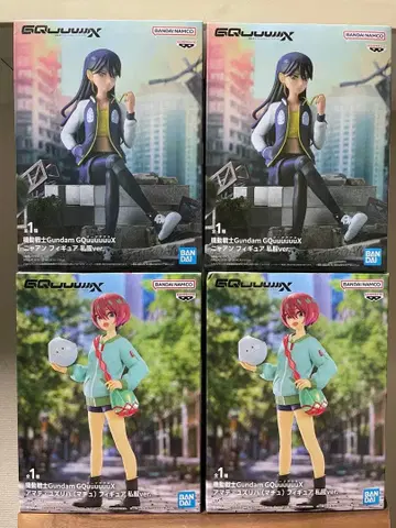 미개봉 새상품 건담 지크 액스 냐안 바닥 피규어 4점 세트