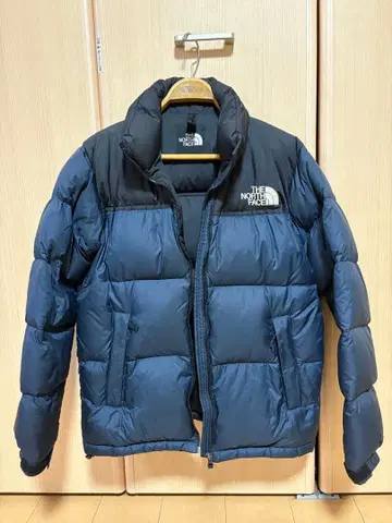 THE NORTH FACE 다운 자켓 M 네이비/블랙