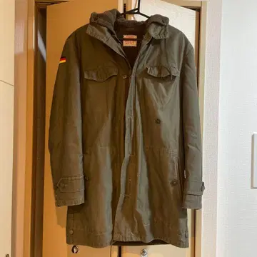 올리브 그린 밀리터리 자켓 독일 국기 포함