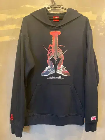 뉴발란스 NEW BALANCE 랍스터 후드티 블랙