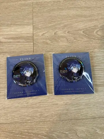 원신 린 캔뱃지 2점 미개봉 새상품 공식 정품