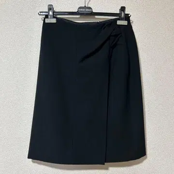 새상품급 아르마니 블랙 미디 스커트