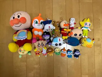 호빵맨 봉제 인형 세트