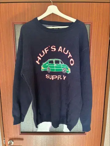 HUF HUF'S AUTO SUPPLY 스웨터 XL 네이비
