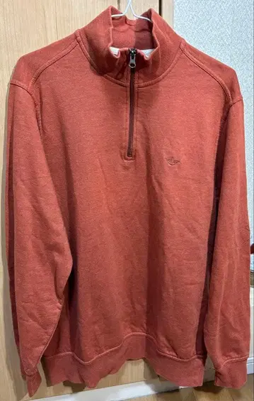 해외 구제 의류 긴팔 오렌지 L 사이즈