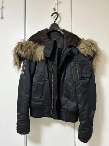 HYSTERIC GLAMOUR 퍼 포함 플라이트 자켓 M