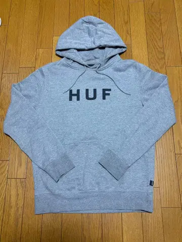 HUF 그레이 후드티