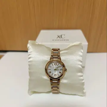 CITIZEN XC 핑크 골드 시계