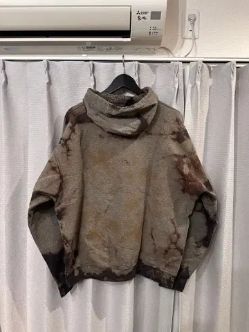 [구제 의류][FRUITOFLOOM] 타이다이 염색 후드 부착 후드티