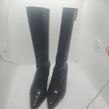 [ 새상품급 ] 핑키&다이앤 가죽 롱 부츠 22.5cm