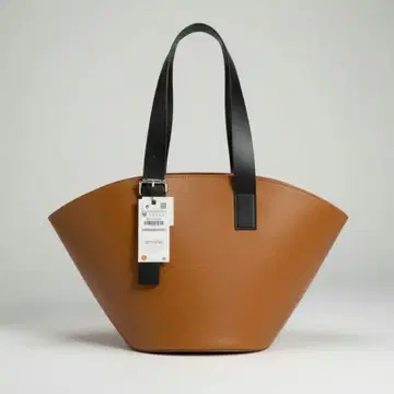 ZARA XXL 가죽 토트백