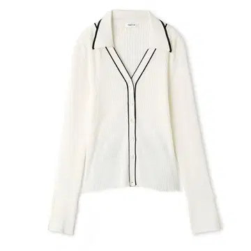 새상품 FRAY I.D 오픈 카라 폴로 스웨터 상의 카라 부착 스웨터