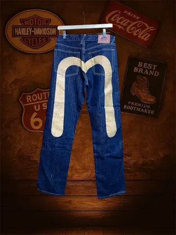 [적자 판매!] EVISU No.2 데님 팬츠 32인치 일본제