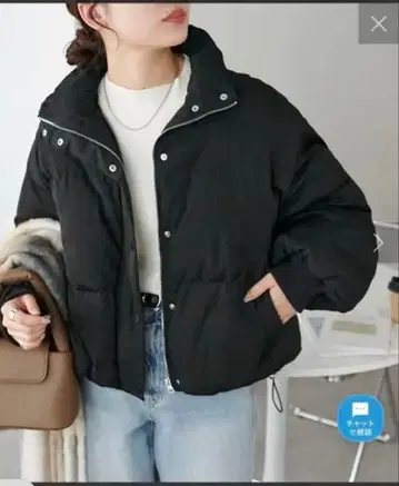 [ 새상품급 ] 다운 자켓 블랙 DISCOAT