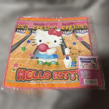 레어 레트로 키티 볼링 버전 타월