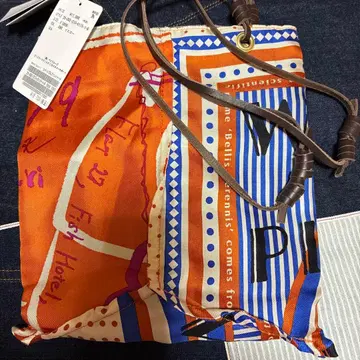 manipuri 리버서블 프린트 실크 토트