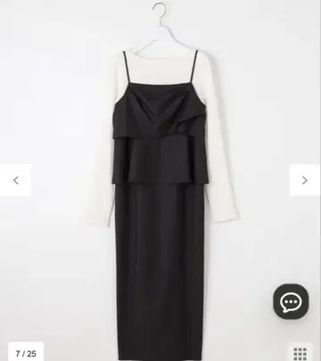 미사용 anysis 워셔블 뷔스티에 원피스 세트