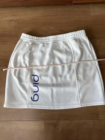 여성용 골프웨어 PING 화이트 스커트 LL