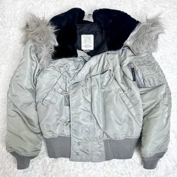 고품질 80's alpha industries n2-b silver