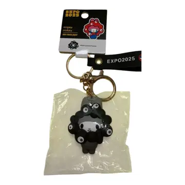 [ 새상품 ] 만박 한정판 마이멜로디 블랙 미야쿠미야쿠 산리오 입체 키링