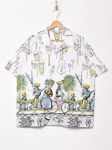 Backers 올 패턴 하와이안 셔츠