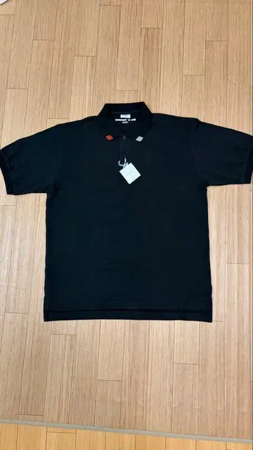 PRGR DRY SHIRTS 블랙 피케 셔츠 LL