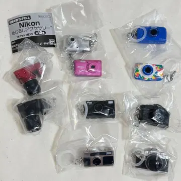 Nikon 메지루시 액세서리 전 10종 세트 니콘 가챠 풀컴프