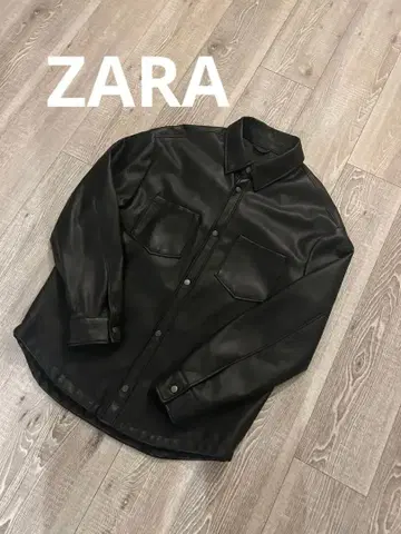 ZARA 가죽 셔츠 자켓