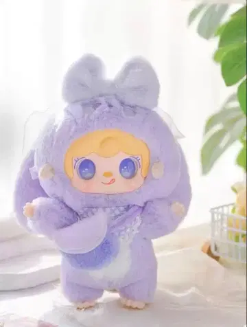 yooki 온난 토끼 보라색 늘어진 귀 토끼 미니백 A-9