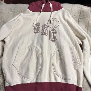 SSC 로고 코튼 후드티