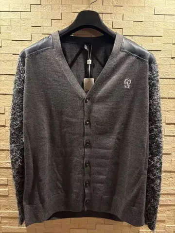 Russeluno 러셀노 그레이 V넥 가디건 XL 택 포함