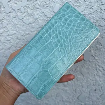 [미사용] BrEAknoT Ruboa 가죽 악어 엠보싱 장지갑
