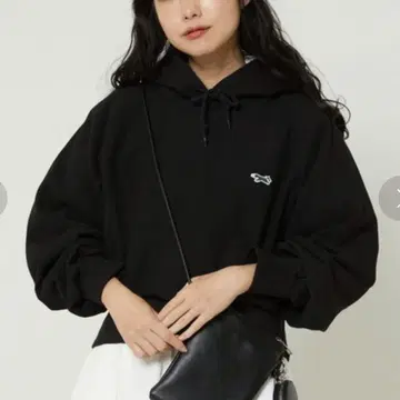 TOWN CRAFT x FREAK'S STORE 미니 후디 블랙