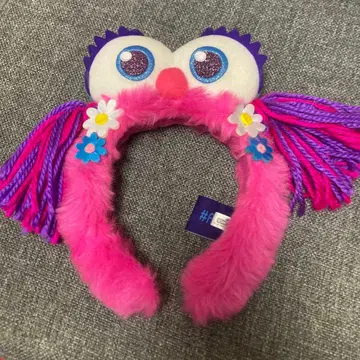 캐릭터 머리띠 핑크 애비 세서미 스트릿 애비 유니버셜
