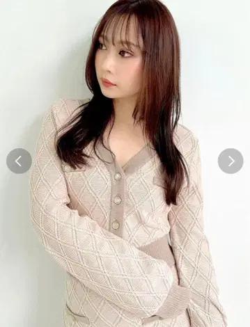 RESEXXY 바이컬러 트위드 니트 가디건