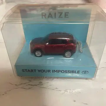 도요타 RAIZE 풀백카 빨간색