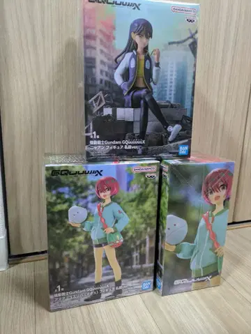 [ 새상품 미개봉품 ] 기동전사 건담 GQuuuuX 피규어 3개 세트