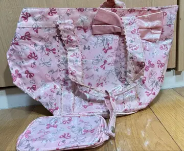 메조 피아노 토트백 헤이세이 당시물 헤이세이 여아 핑크