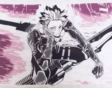 괴수 8호 나루미 겐 본염 춴 수건 수건