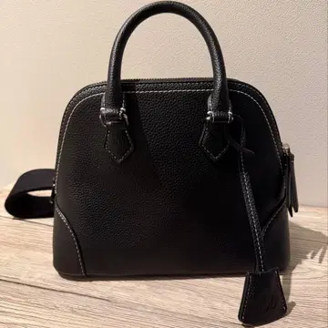 새상품급 미라 오웬 와이드 숄더 보스턴 백 블랙