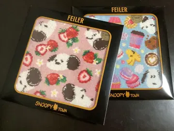 페이러 스누피 손수건 2장 세트