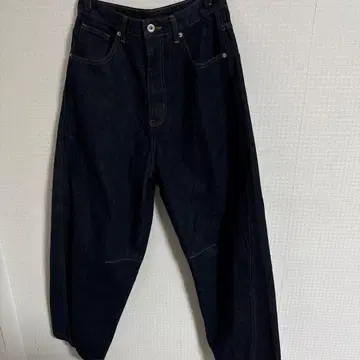 NoREMID 네이비 와이드 팬츠