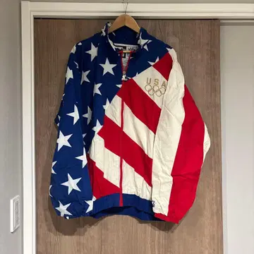90년대 구제 의류 STARTER 미국 국기 나일론 자켓 XL 90s