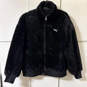 PUMA 플리스 자켓 블랙 L