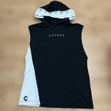 CRONOS 슬리브리스 후드티